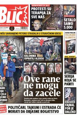 Blic - broj 7853, 24. dec 2018.