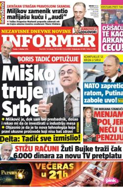 Informer - broj 1045, 7. okt 2015.