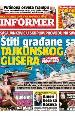 Informer - broj 1600, 29. jul 2017.