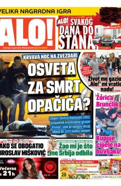 Alo - broj 2559, 9. apr 2015.