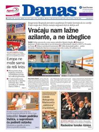 Danas - broj 6567, 22. sep 2015.