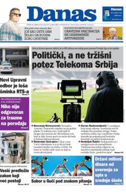 Danas - broj 8697, 22. jul 2021.