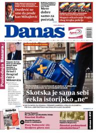 Danas - broj 6200-6201, 20. sep 2014.