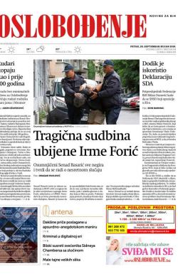 Oslobođenje - broj 26154, 20. sep 2019.
