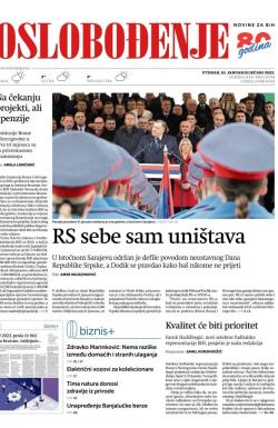 Oslobođenje - broj 27194, 10. jan 2023.