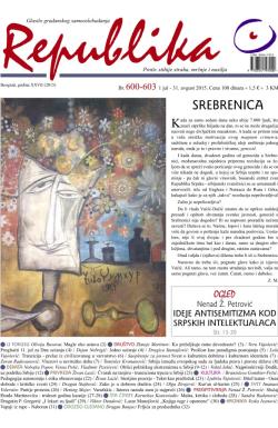 Republika - broj 600-603, 1. jul 2015.