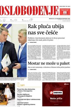 Oslobođenje - broj 26246, 22. dec 2019.