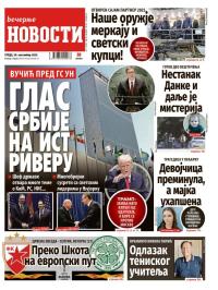 Večernje novosti - broj 5508, 24. sep 2025.