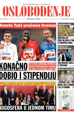 Oslobođenje - broj 24.695, 27. avg 2015.