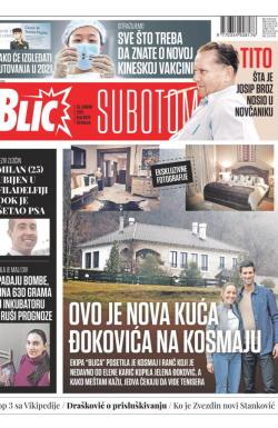 Blic - broj 8579, 16. jan 2021.