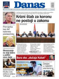 Danas - broj 8432, 30. okt 2020.