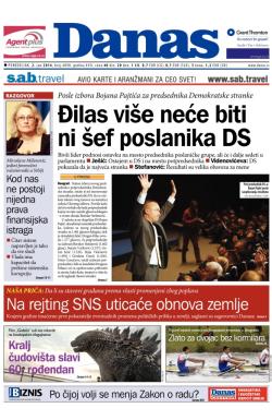 Danas - broj 6090, 2. jun 2014.