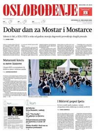 Oslobođenje - broj 26407, 18. jun 2020.