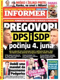 Informer CG - broj 628, 29. maj 2014.