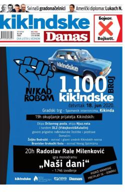 Kikindske - broj 1100, 18. jun 2020.