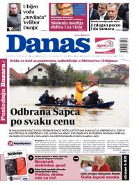 Danas - broj 6074, 17. maj 2014.