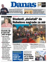 Danas - broj 10038, 9. okt 2025.