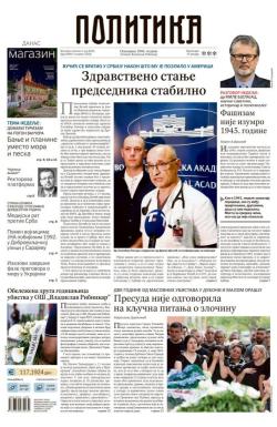 Politika - broj 40017, 4. maj 2025.