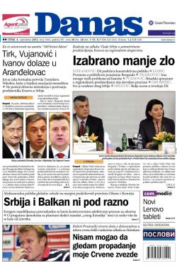 Danas - broj 5454, 4. sep 2012.