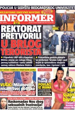 Informer - broj 4246, 1. apr 2026.