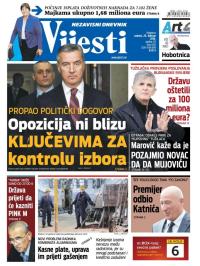 Vijesti - broj 6431, 20. feb 2016.