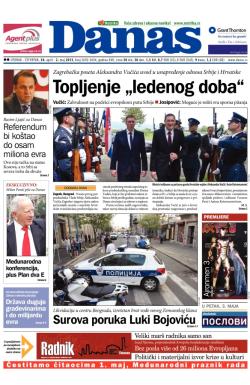 Danas - broj 5692-5694, 30. apr 2013.