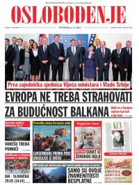 Oslobođenje - broj 24.765, 5. nov 2015.