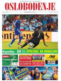 Oslobođenje - broj 24.258, 16. jun 2014.