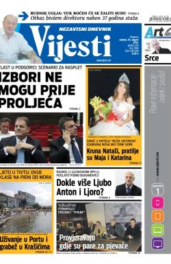 Vijesti - broj 5886, 16. avg 2014.