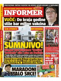 Informer - broj 2616, 26. nov 2020.