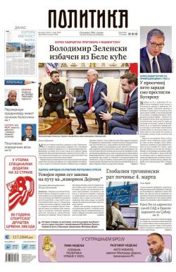 Politika - broj 39957, 1. mar 2025.