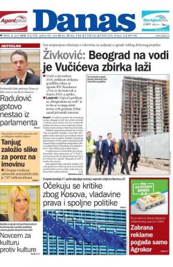 Danas - broj 7492, 4. apr 2018.