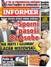 Informer CG - broj 1241, 30. maj 2016.