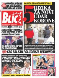 Blic - broj 8880, 17. nov 2021.