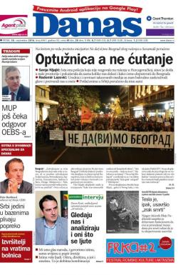 Danas - broj 6941, 30. sep 2016.