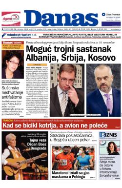 Danas - broj 6230, 20. okt 2014.