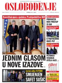 Oslobođenje - broj 24.413, 18. nov 2014.