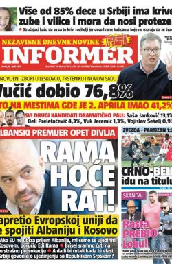 Informer - broj 1515, 19. apr 2017.