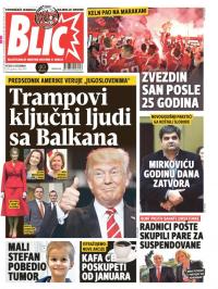 Blic - broj 7479, 8. dec 2017.