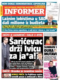 Informer - broj 860, 2. mar 2015.
