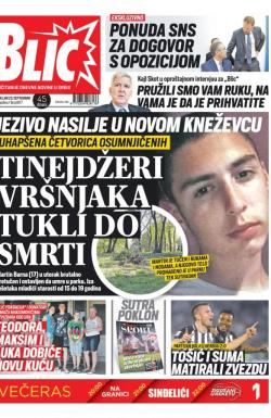 Blic - broj 8117, 23. sep 2019.