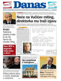 Danas - broj 7648, 7. sep 2018.