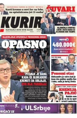 Kurir - broj 4120, 18. avg 2025.