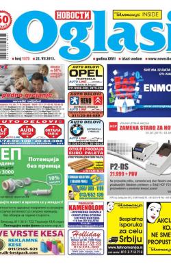 Novosti oglasi - broj 1373, 22. jul 2015.