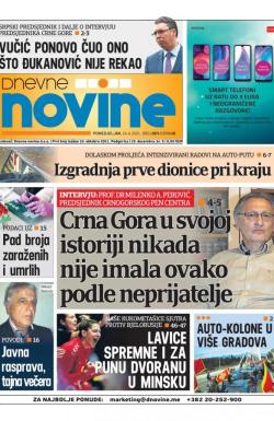 Dnevne novine - broj 2967, 19. apr 2021.