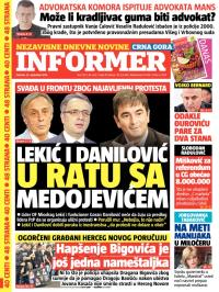 Informer CG - broj 730, 25. sep 2014.