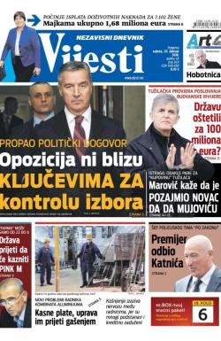 Vijesti - broj 6431, 20. feb 2016.