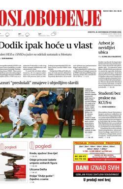 Oslobođenje - broj 26211, 16. nov 2019.