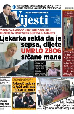 Vijesti - broj 5983, 21. nov 2014.