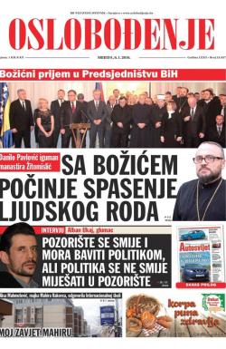 Oslobođenje - broj 24.827, 6. jan 2016.